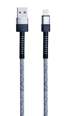 DC34 Aluminum Alloy & Braided Charging & Syncing Cable