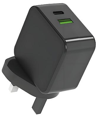 65W Universal USB-C & USB-A Laptop Charger with 12 Different Tips