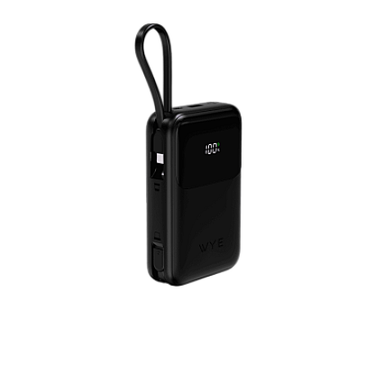 Fast Charging Power Bank With Build-in Cables 20K mAh